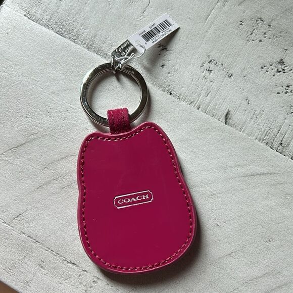 COACH Pink Owl Keychain NWT - Picture 4 of 4